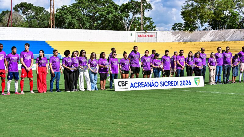 MPAC e Semulher lançam ações no futebol acreano de combate à violência contra a mulher