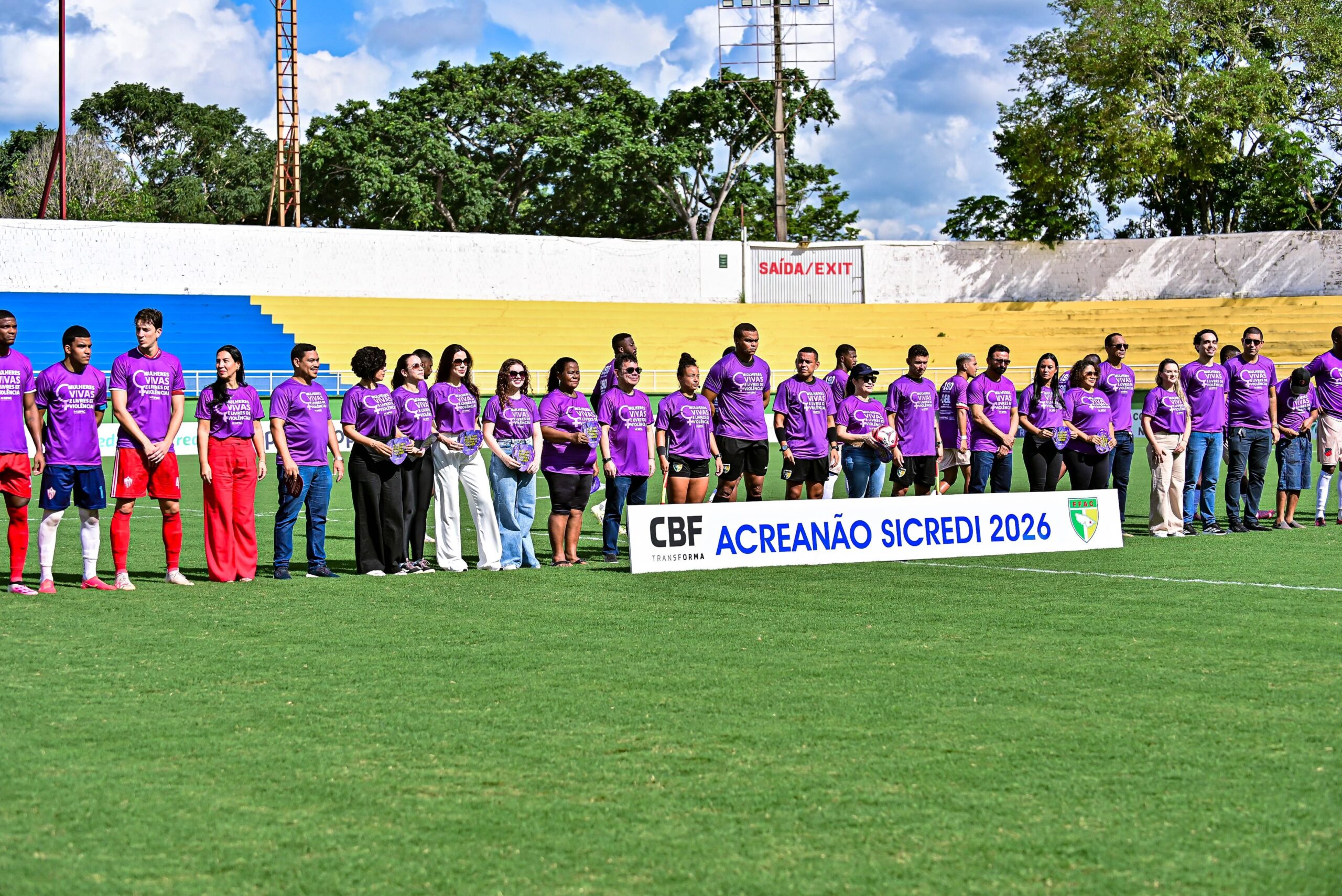 MPAC e Semulher lançam ações no futebol acreano de combate à violência contra a mulher