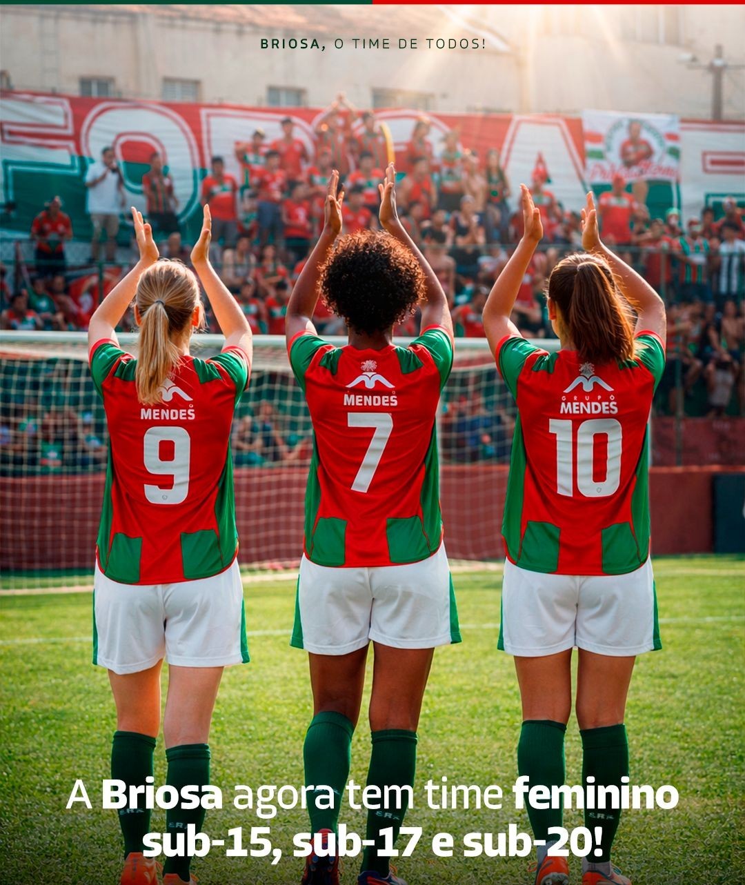 Portuguesa Santista anuncia criação do departamento de futebol feminino