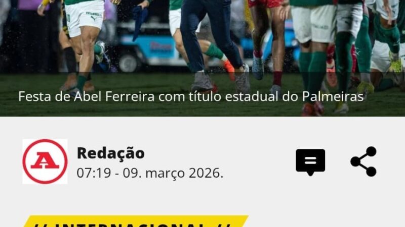 Imprensa portuguesa repercute recorde de Abel Ferreira pelo Palmeiras: “Ao topo”
