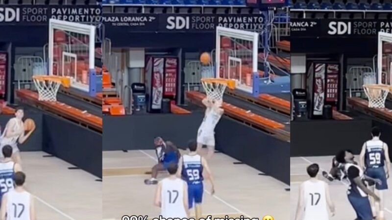 Croata de 15 anos e 1,97m é destaque no Real Madrid e viraliza com cesta à la Larry Bird