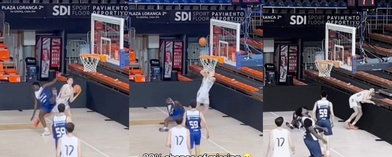 Croata de 15 anos e 1,97m é destaque no Real Madrid e viraliza com cesta à la Larry Bird