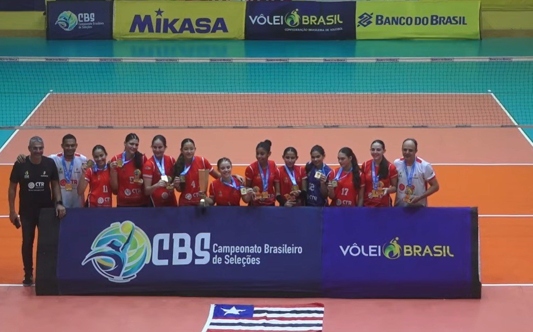 Maranhão vence o Rio Grande do Norte e conquista o Brasileiro de Vôlei de Seleções Feminino Sub-16