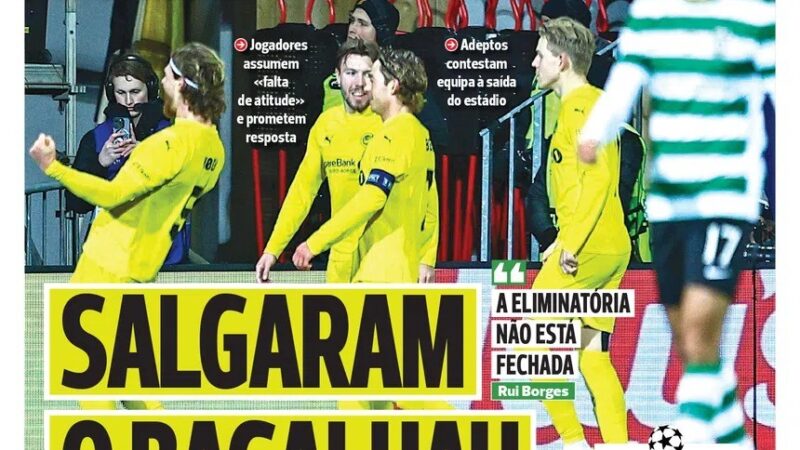 Imprensa europeia brinca com vitória do Bodo/Glimt sobre o Sporting: “Salgaram o bacalhau”