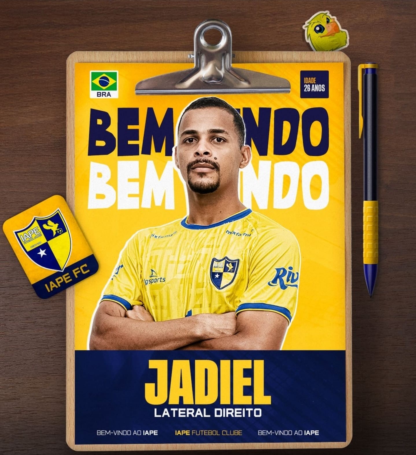 Ajustando elenco, IAPE anuncia reforços para Série D do Brasileiro com direito a ex-Moto