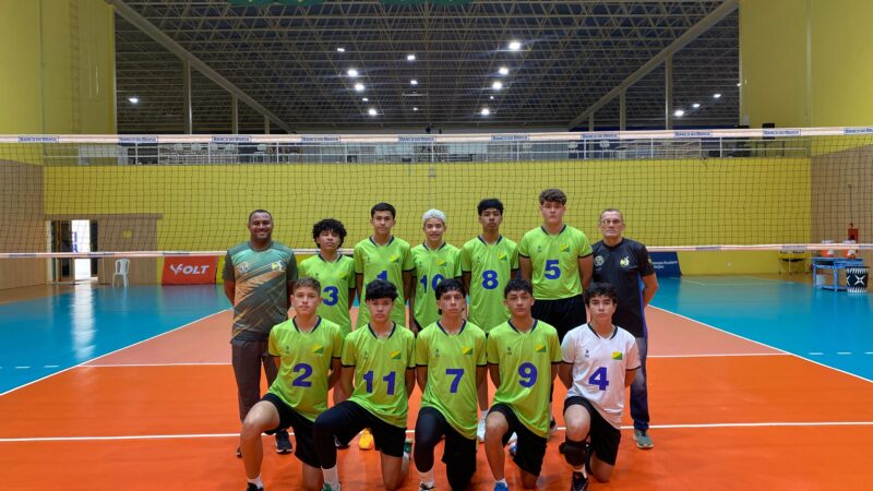 Seleção acreana perde para Mato Grosso na estreia no Brasileiro de Seleções de Vôlei Sub-16