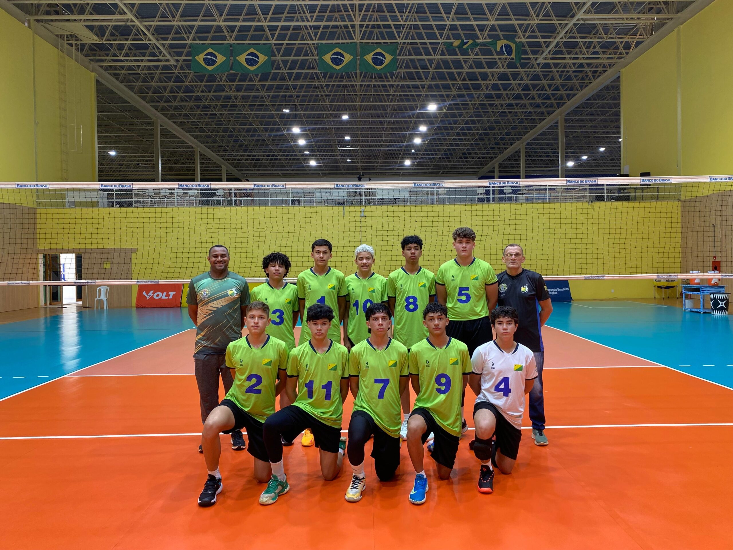 Seleção acreana perde para Mato Grosso na estreia no Brasileiro de Seleções de Vôlei Sub-16