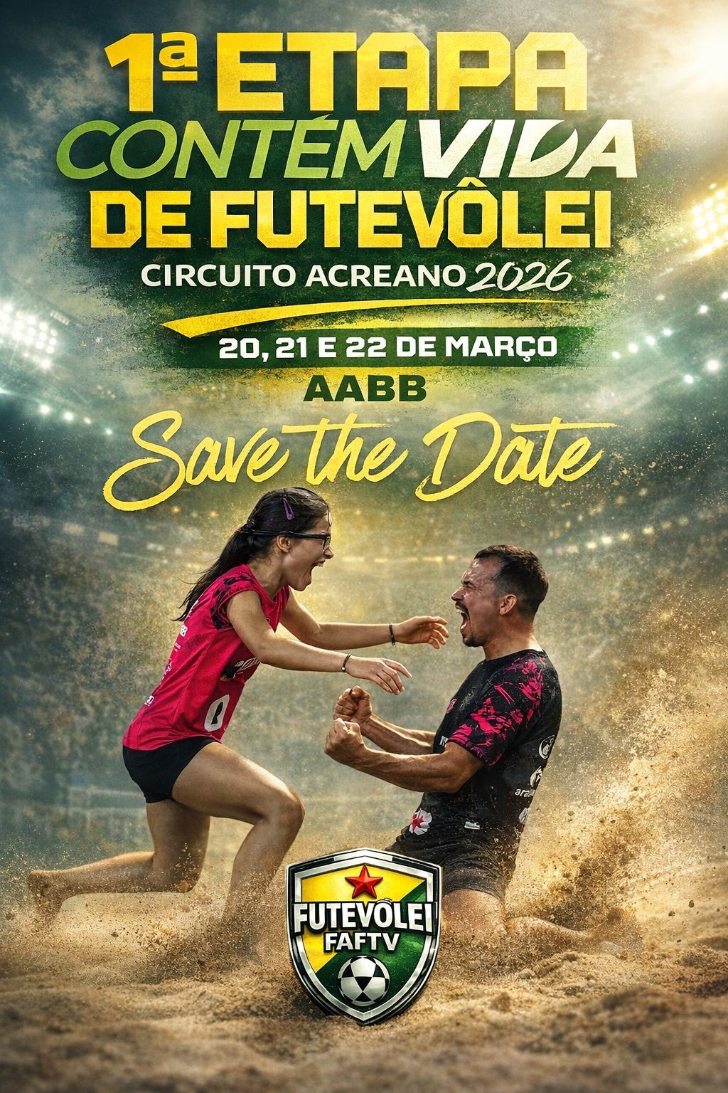 Com recorde de inscrições, 1ª etapa do Acreano de Futevôlei reúne mais de 180 atletas