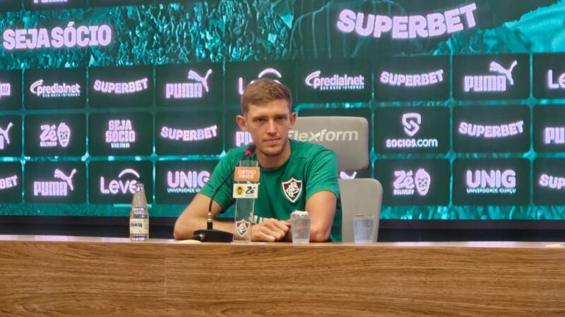 Rodrigo Castillo é apresentado e exalta o Fluminense: “Um sonho chegar aqui”