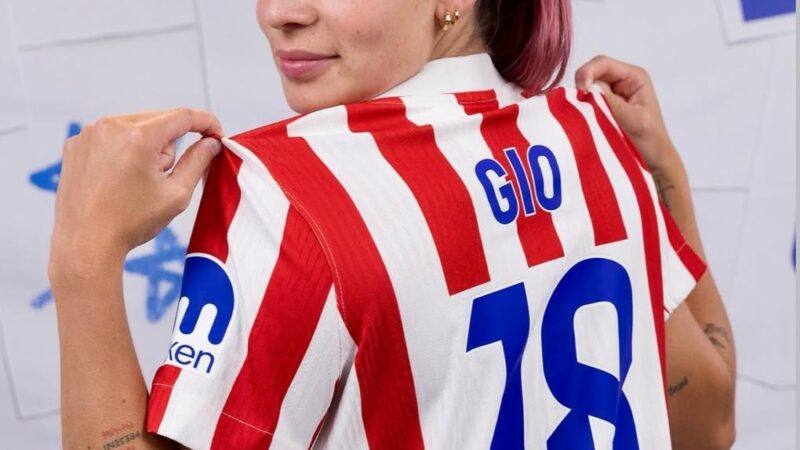 Gio Garbelini, brasileira do Atlético de Madrid, é acusada de racismo na Copa da Rainha
