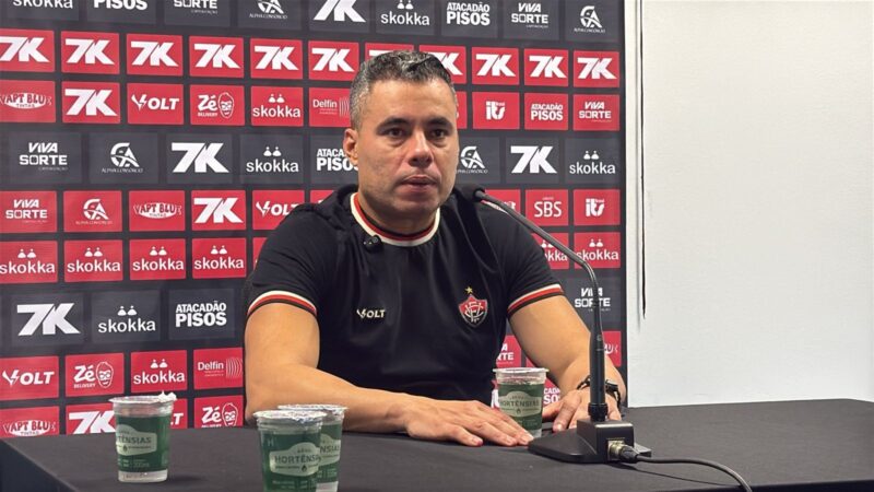 Jair Ventura celebra resultado do Vitória na Copa do Nordeste e garante: “Vamos brigar pelo título”
