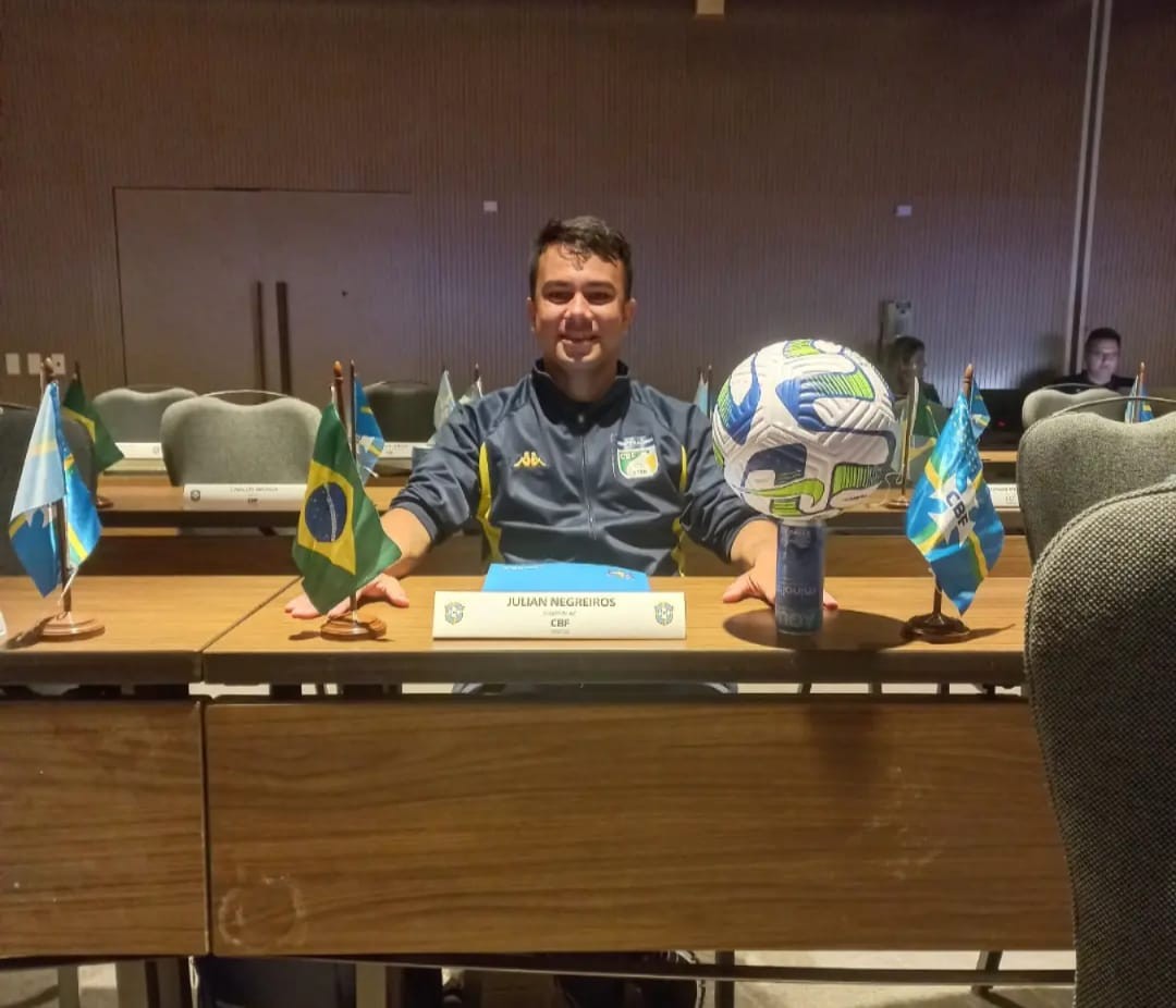 Julian Negreiros, do Acre, vai atuar como 4º árbitro em confronto da 8ª rodada do Brasileirão