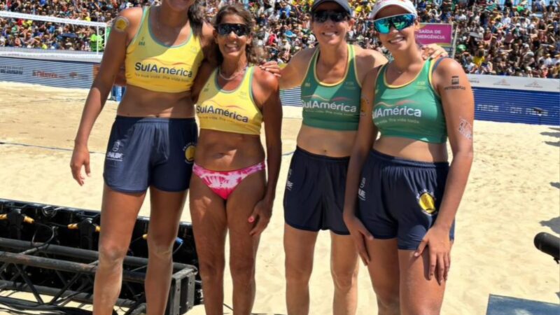 Em encontro de campeãs olímpicas, Sandra relembra início de Duda: “Cuidava dela para a mãe jogar”