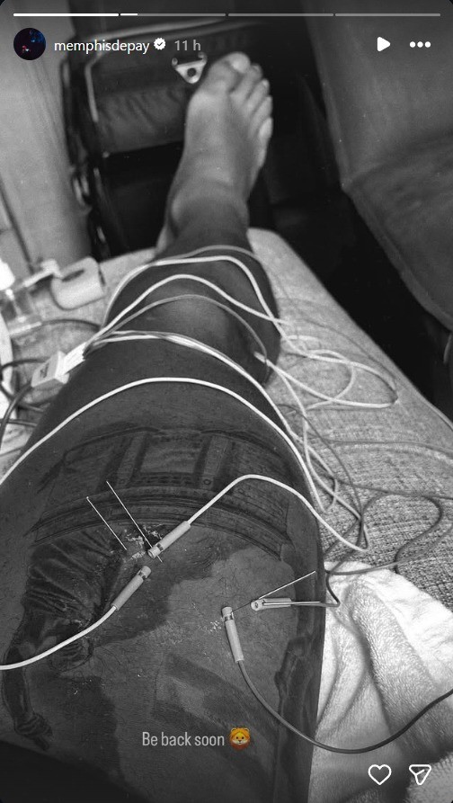 Memphis inicia tratamento de lesão na Holanda e projeta retorno ao Corinthians: “Em breve”