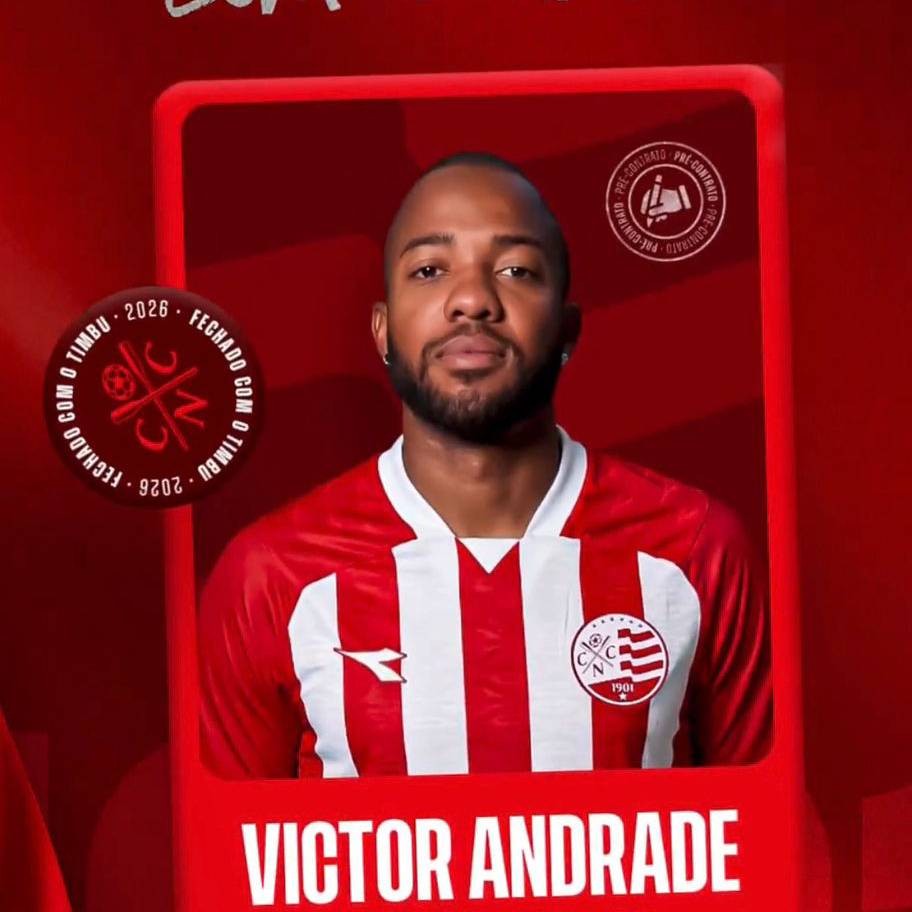 Náutico anuncia contratação do atacante Victor Andrade, ex-Santos e São Bernardo