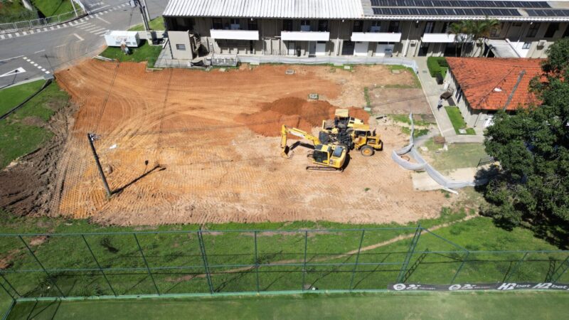 Atlético-MG avança em obra de R$ 10 milhões para a base; veja imagens