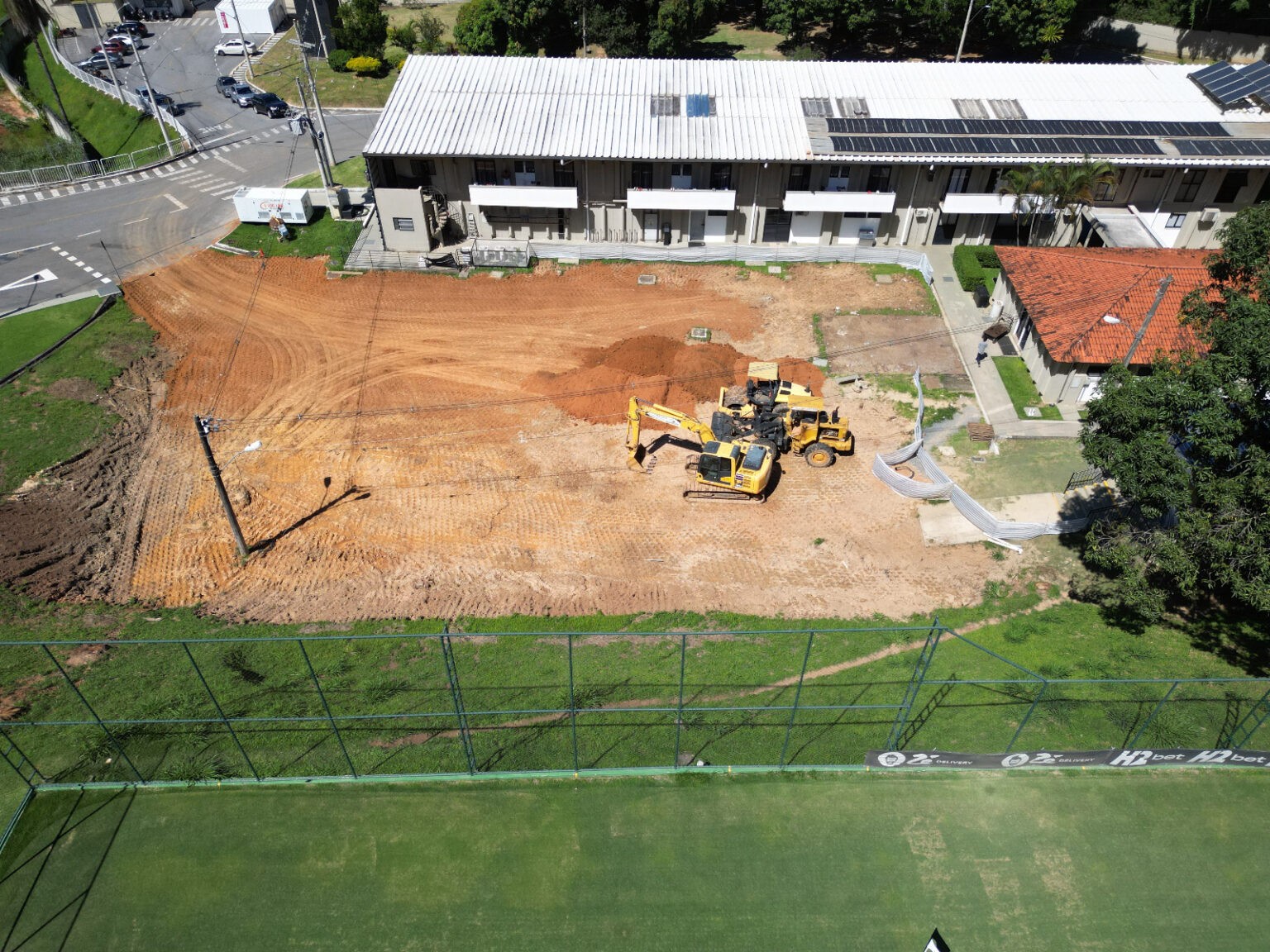 Atlético-MG avança em obra de R$ 10 milhões para a base; veja imagens