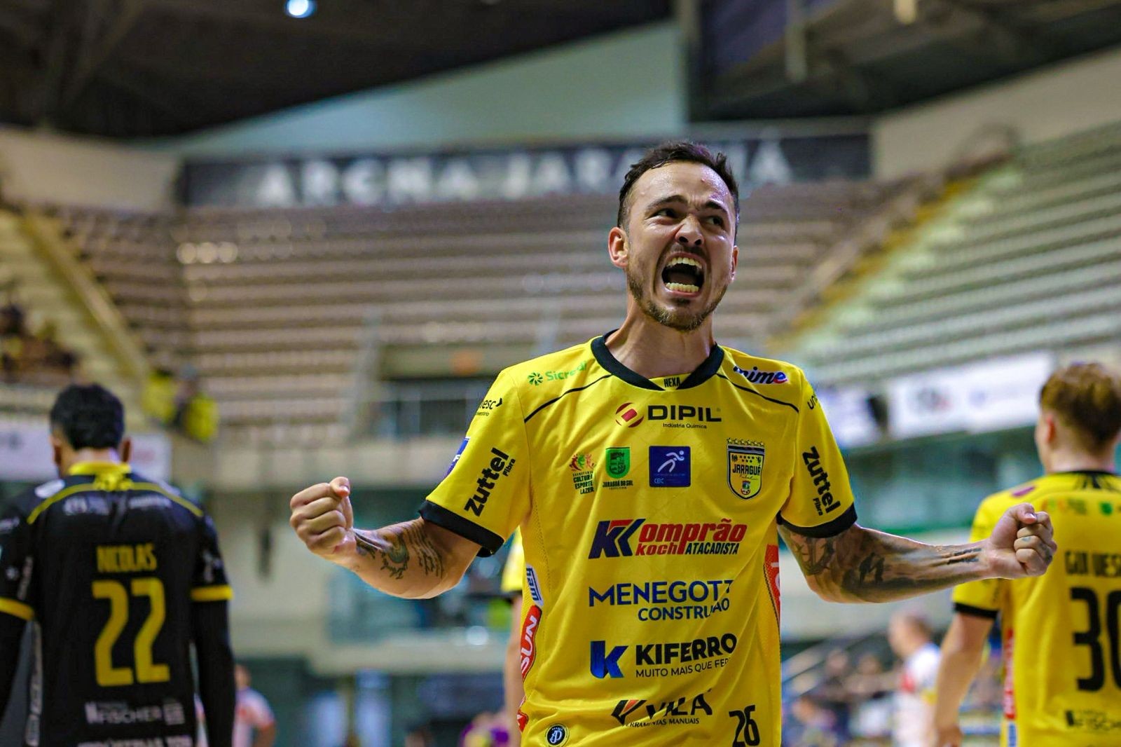 Jaraguá busca empate com o Campo Mourão na abertura da Liga Nacional de Futsal