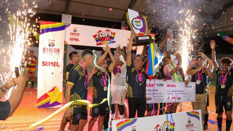 Orixi Pride conquista o título da 2ª Copa de Futsal LGBTQIAPN+ de Óbidos