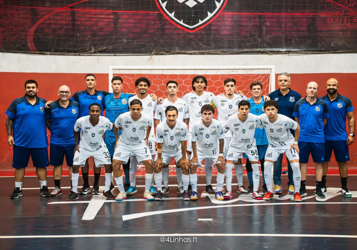 Santos estreia com goleada contra o Resilience no Paulista de Futsal Sub-20