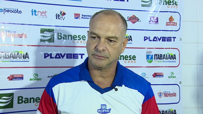 Auxiliar do Itabaiana elogia estreia do time na Copa do Nordeste: “Muitas coisas boas”