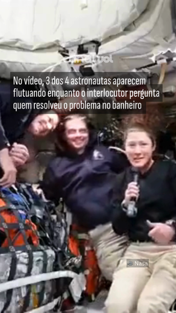 ‘Encanadora espacial’: astronauta Christina Koch fala sobre reparo de vaso sanitário da nave Orion