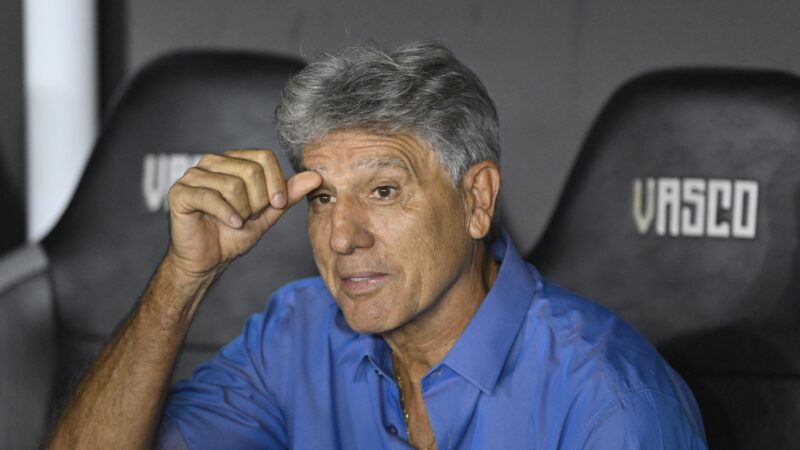 Conmebol suspende Renato Gaúcho, técnico do Vasco, por três jogos na Sul-Americana