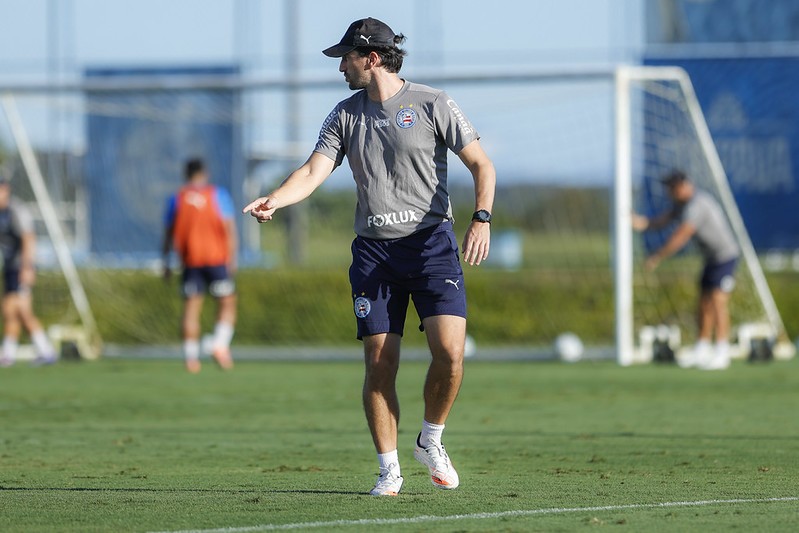 Escalação do Bahia contra o Flamengo: veja time provável, dúvidas e desfalques após treino