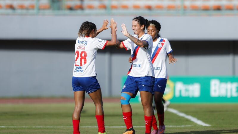 Em seu melhor início de Brasileiro Feminino, Bahia visita o Flamengo para manter embalo