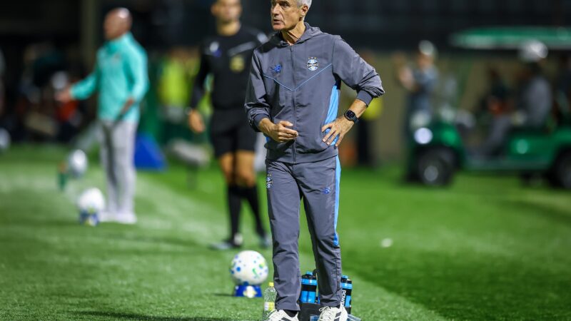 Trabalho fraco no Grêmio? Compare o aproveitamento de Luís Castro com rivais da Série A