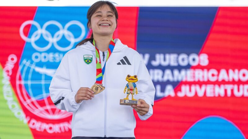 Lavínia Igaki conquista primeiro ouro do judô do Brasil nos Jogos Sul-Americanos da Juventude