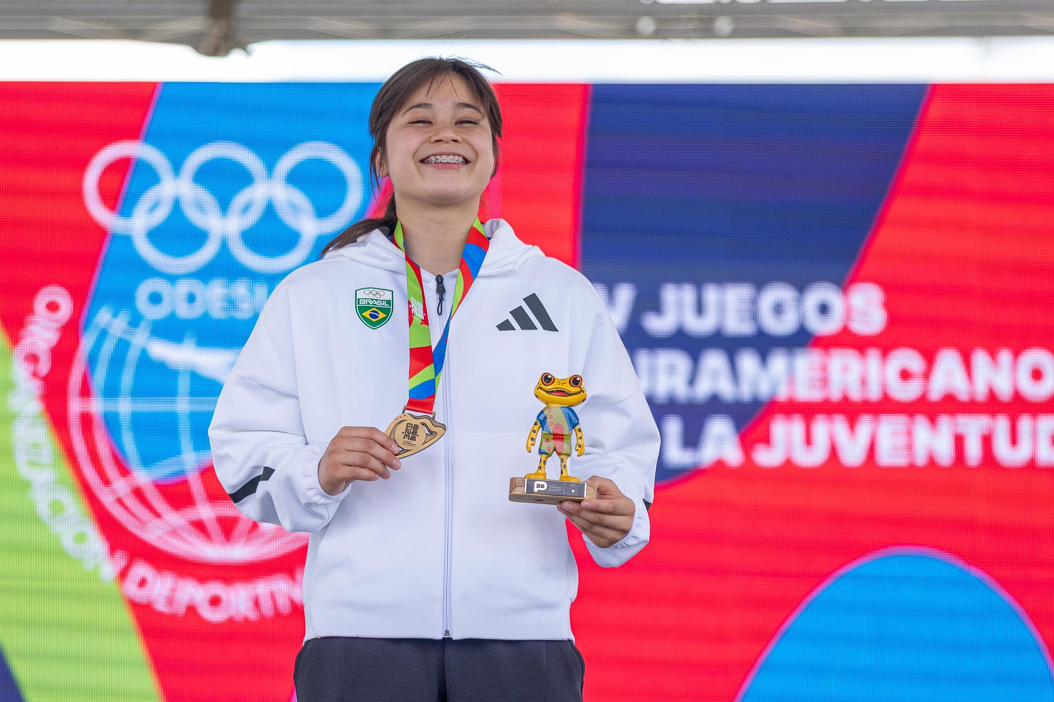 Lavínia Igaki conquista primeiro ouro do judô do Brasil nos Jogos Sul-Americanos da Juventude