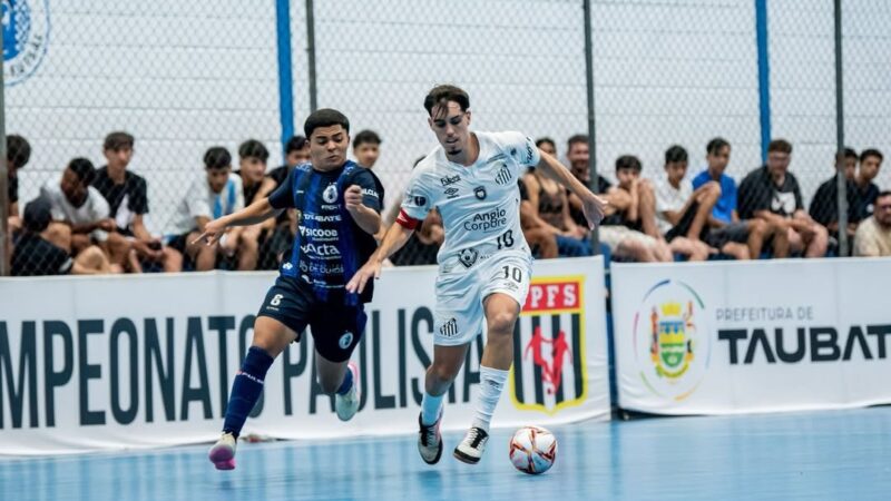 Santos vence o Taubaté fora de casa e assume liderança no Paulista Sub-20 de Futsal