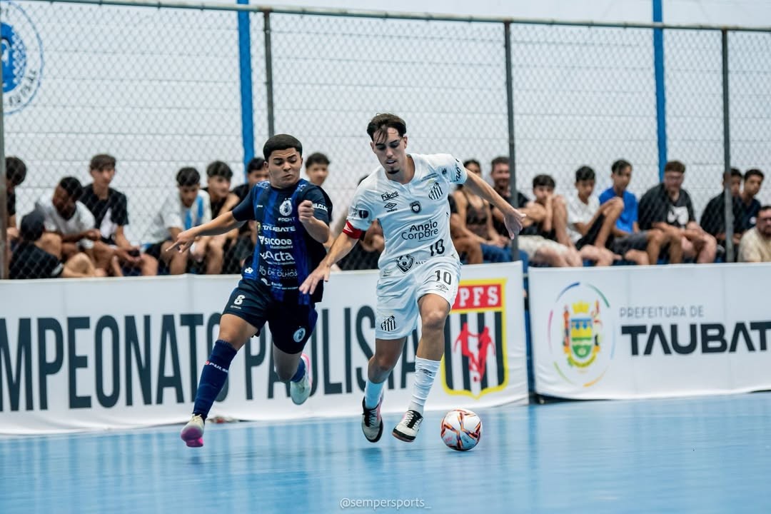Santos vence o Taubaté fora de casa e assume liderança no Paulista Sub-20 de Futsal