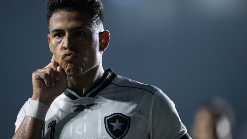 Matheus Martins exalta golaço em vitória do Botafogo contra o Vasco: “Minha característica”