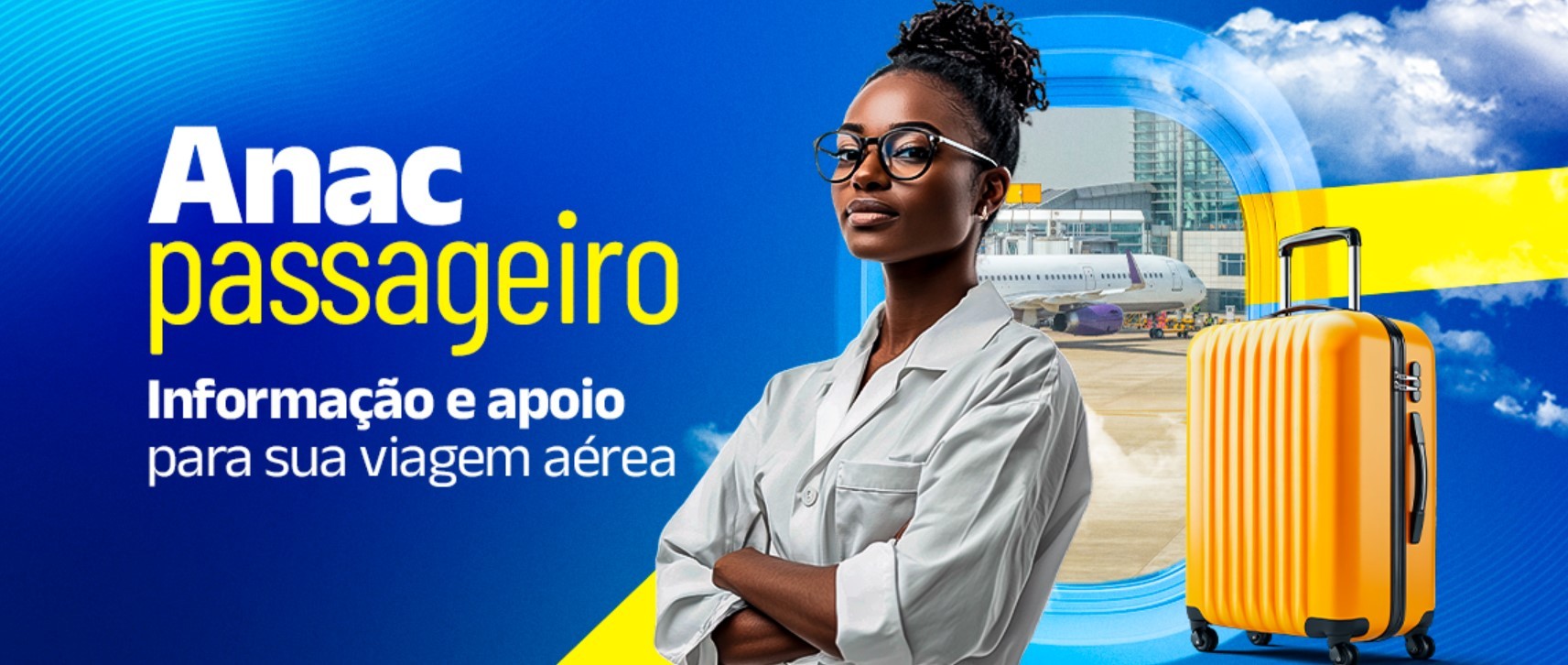 Passageiro de transporte aéreo tem novo canal da Anac para registrar reclamações e conferir seus direitos