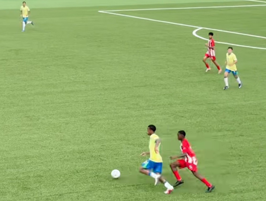 Em amistoso com nove gols, Santa Cruz-AC é goleado pelo Brasil Sub-15 em Porto Velho