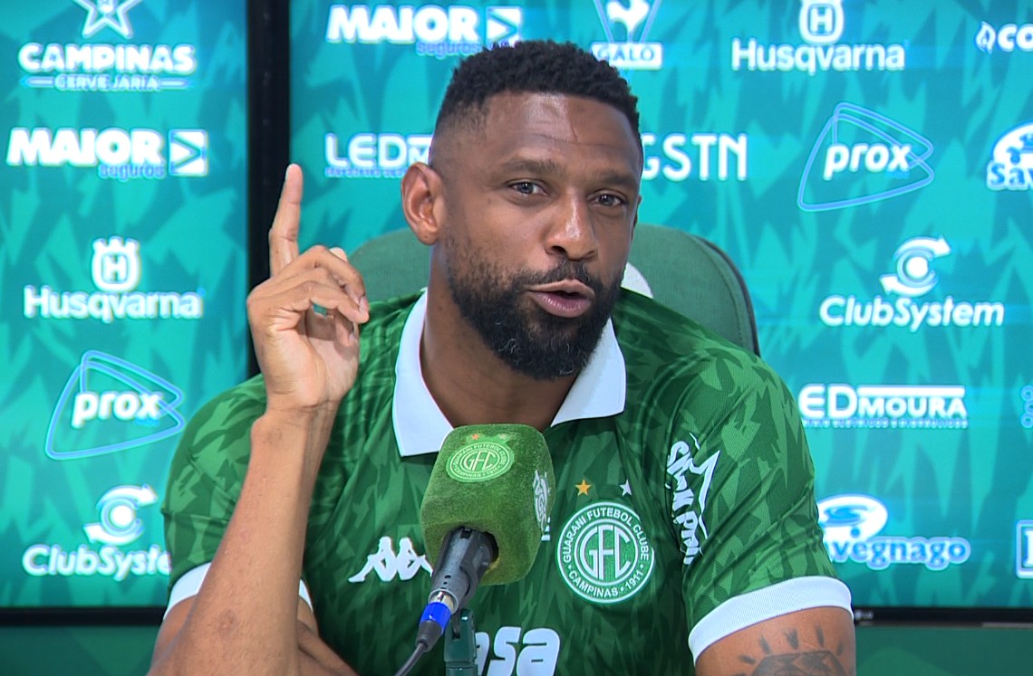 Donato vê cobrança no Guarani como “privilégio” e divide liderança: “Ninguém carrega o fardo sozinho”