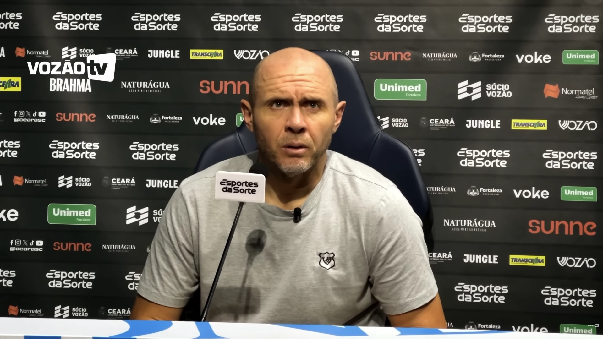 Mozart valoriza empate do Ceará e pontua: “Não estamos tendo tempo de treinar”