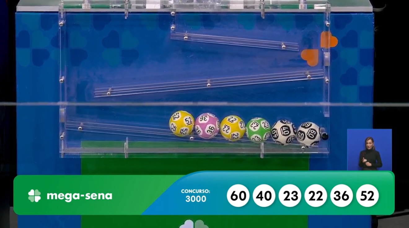 Mega-Sena, concurso 3.000: prêmio acumula e vai a R$ 115 milhões