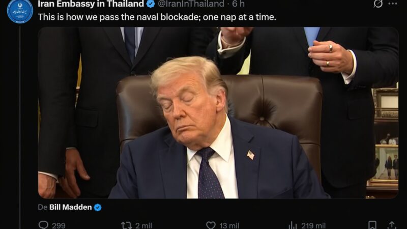 ‘É assim que passamos o bloqueio naval; uma soneca de cada vez’: Irã provoca Trump após aparente cochilo em reunião; VÍDEO