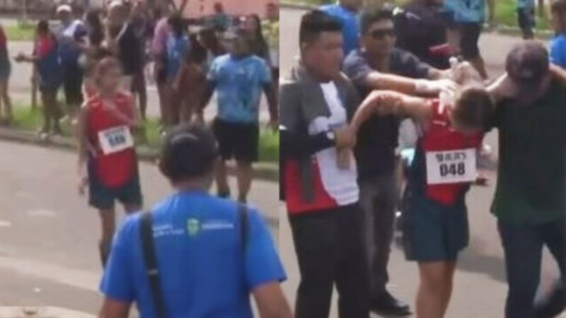Atleta faz dancinha antes da linha de chegada e é desclassificada nos Jogos Escolares do AM; veja