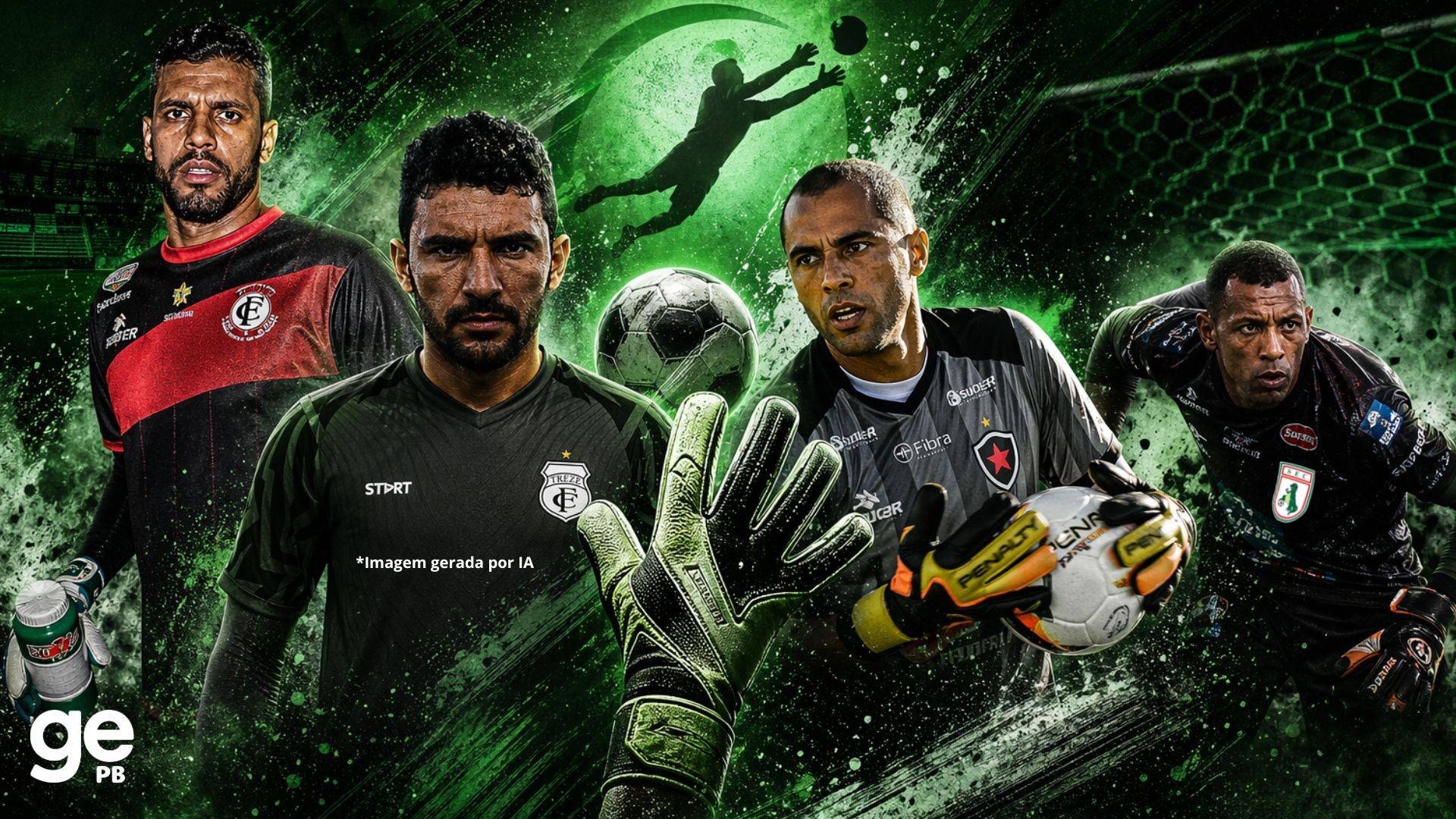 Dia do Goleiro: ídolos de Treze, Campinense, Botafogo-PB e Sousa comentam os desafios da posição