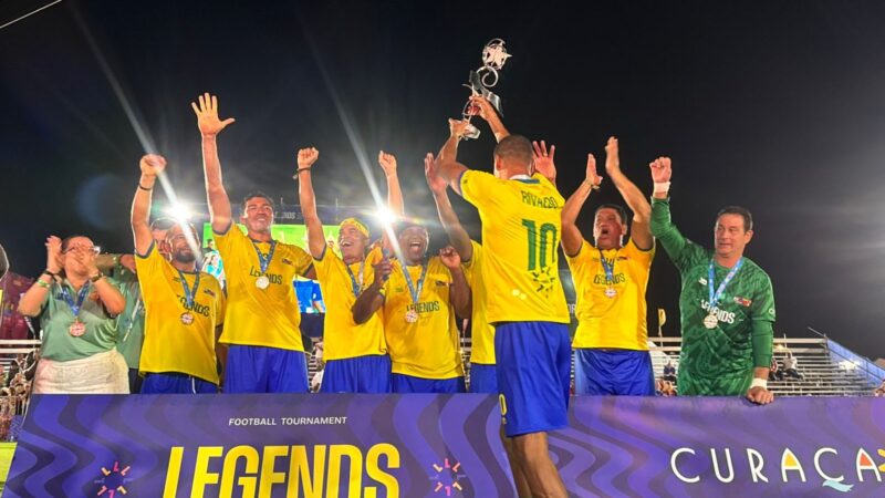 Brasil vence Legends Cup com elenco de campeões do mundo em Curaçao