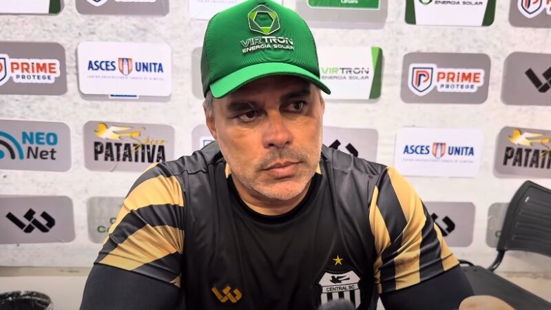 Treinador Leandro Sena indica elenco do Central fechado nesta primeira fase da Série D