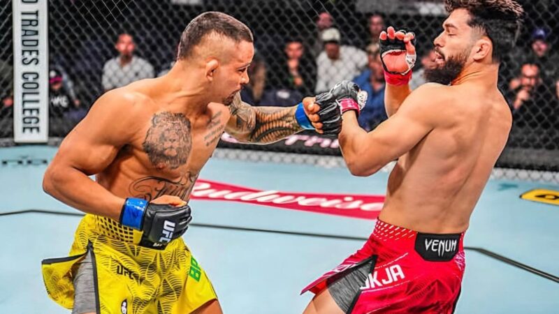Márcio ‘Ticoto’ Barbosa estreia com nocaute espetacular, leva bônus e brilha no UFC Canadá