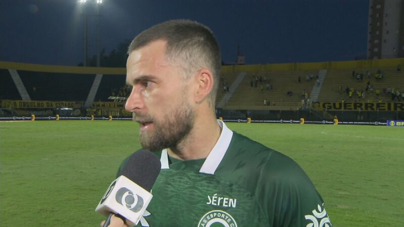 Lucas Lima diz que Goiás precisa ter cabeça boa em momento difícil: ‘Não somos o pior time do mundo’
