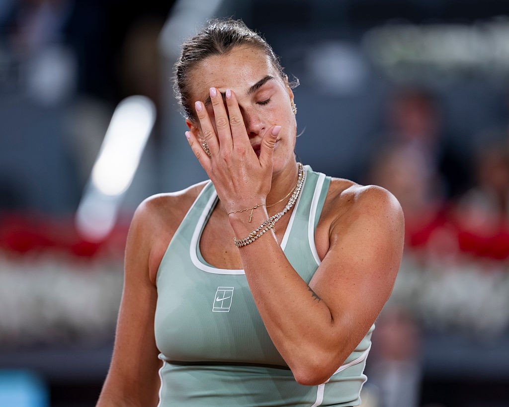 Com seis match points perdidos, Sabalenka é eliminada no WTA de Madri