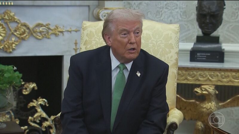 Trump anuncia taxação de 50% a países que fornecerem armas ao Irã