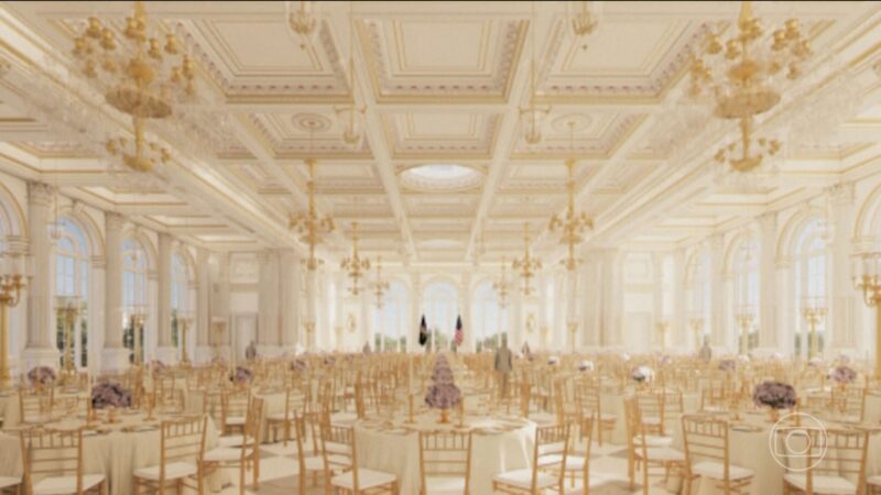 Trump força a barra ao promover seu controverso salão de festas, após tentativa frustrada de assassinato